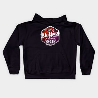 Bluffing Because A Big Pair Beats Everything Pun Kids Hoodie